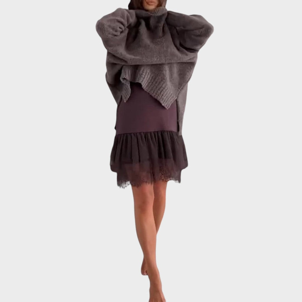 Aurora™| Eleganter Pullover mit luftigem Slipdress