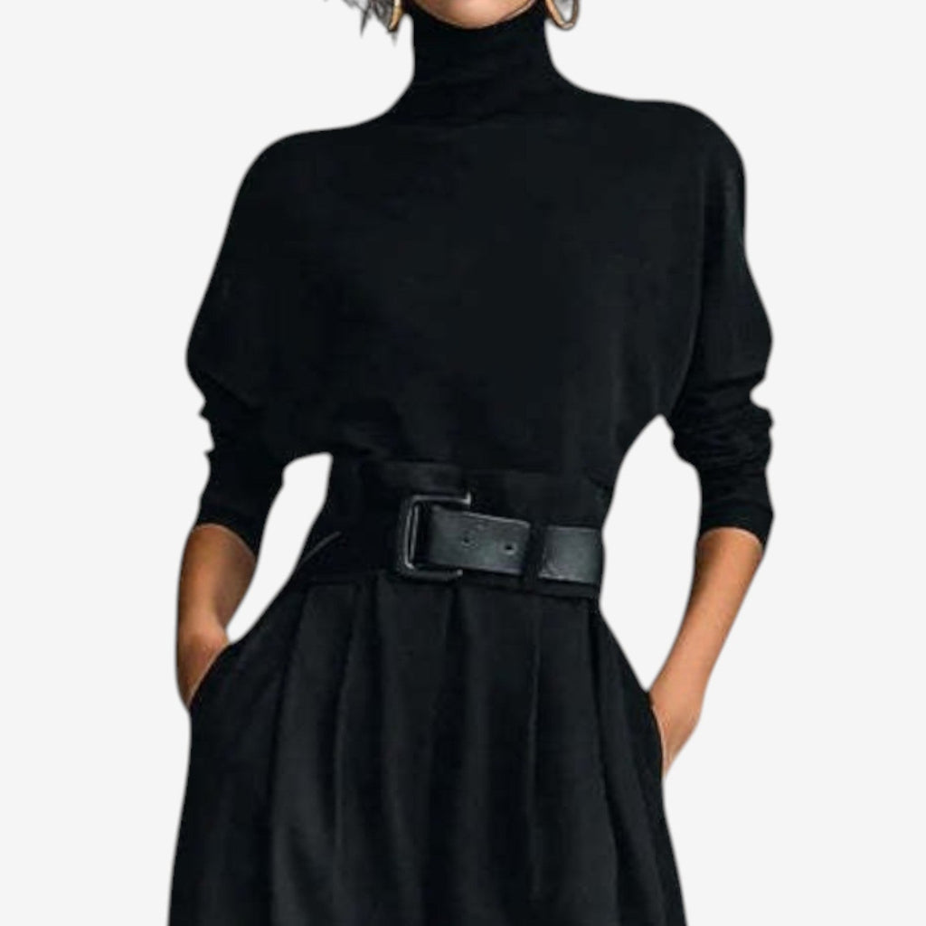 Doris - Hochkragen-Jumpsuit