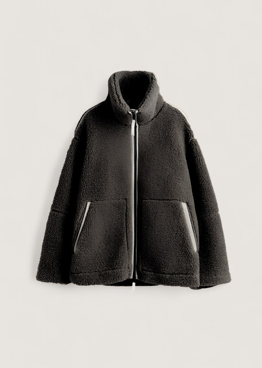 Maxine | Teddyjacke mit Reißverschluss