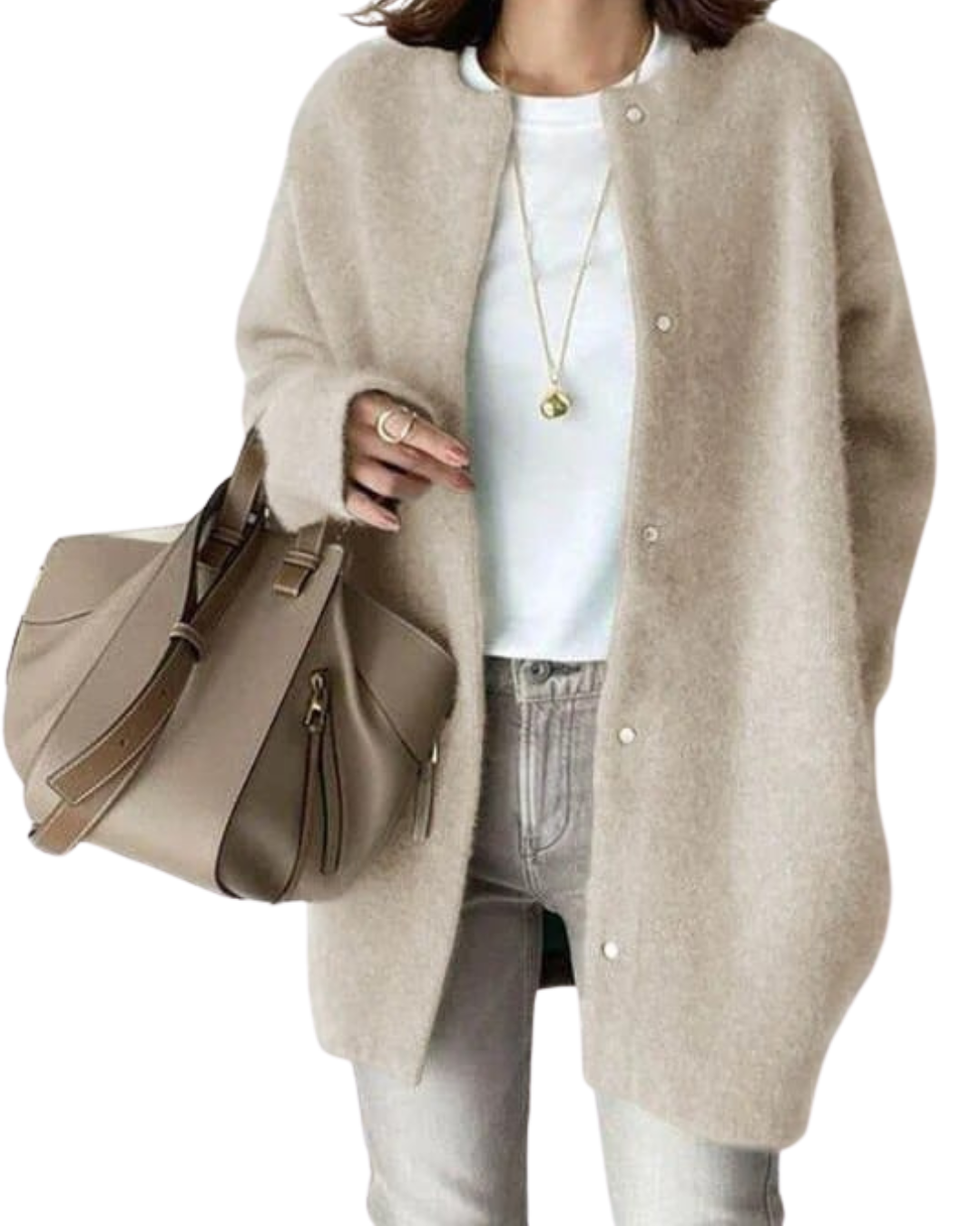 Leonie | Strickjacke mit Knopfdetails