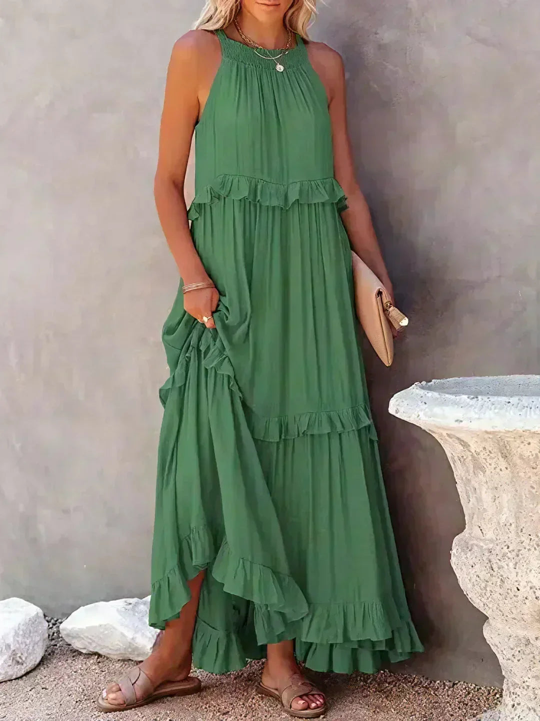 Dylilah | Kleid mit Rüschensaum