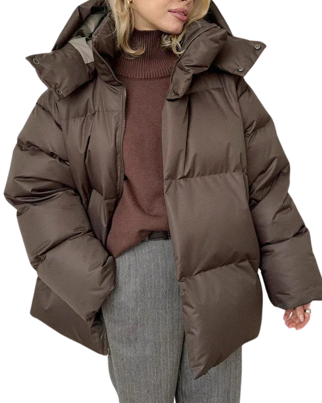 Monica | Thick Quilted Winter Jacket