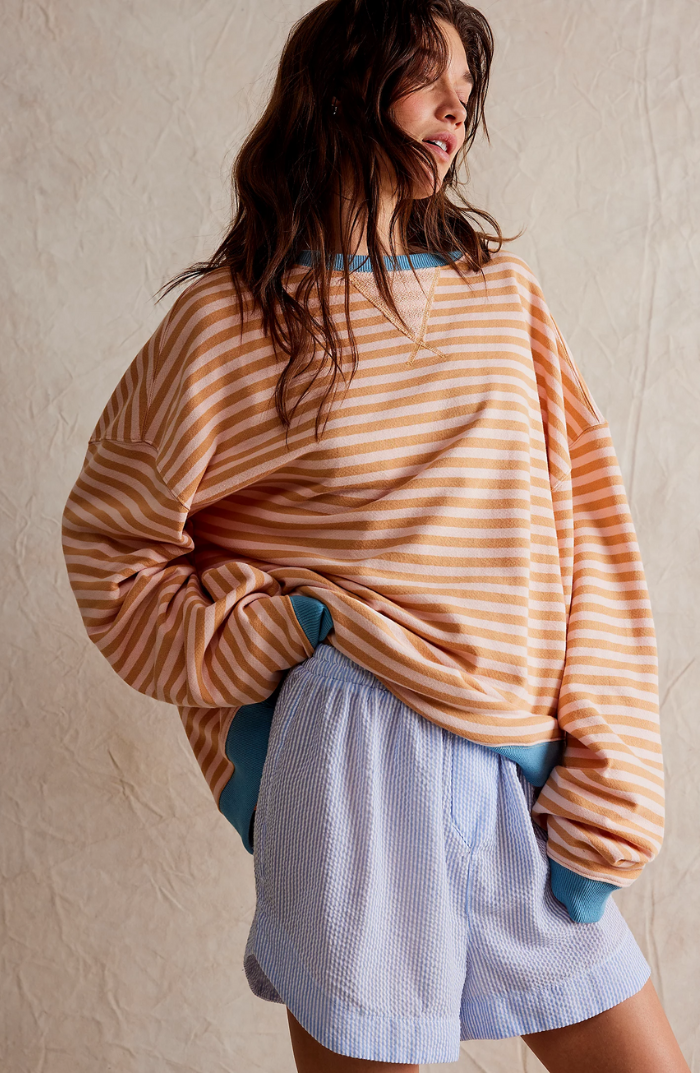 MANA | Gestreifter Oversized Sweater
