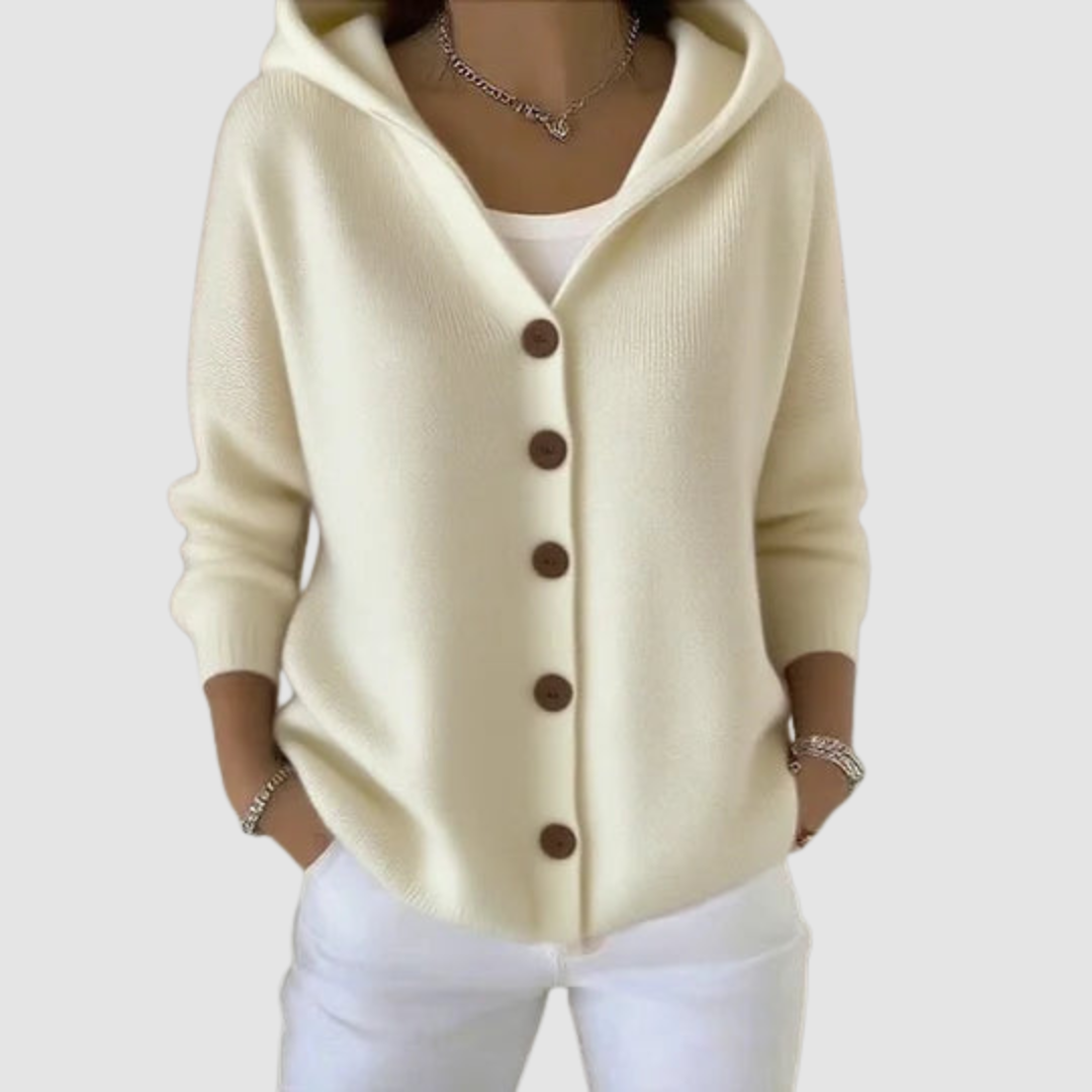 Emelie™ Premium Kapuzenstrickjacke