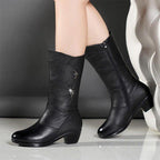 Eloise | Hohe Stiefel mit Zip-Verschluss