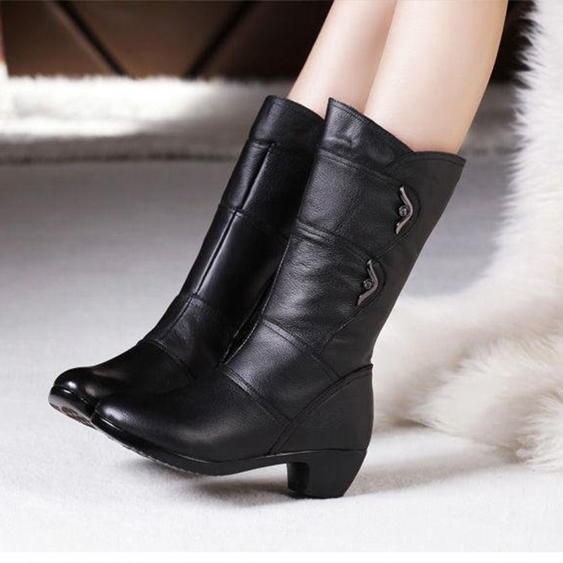 Eloise | Hohe Stiefel mit Zip-Verschluss