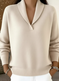 Elise | Eleganter Pullover mit V-Ausschnitt