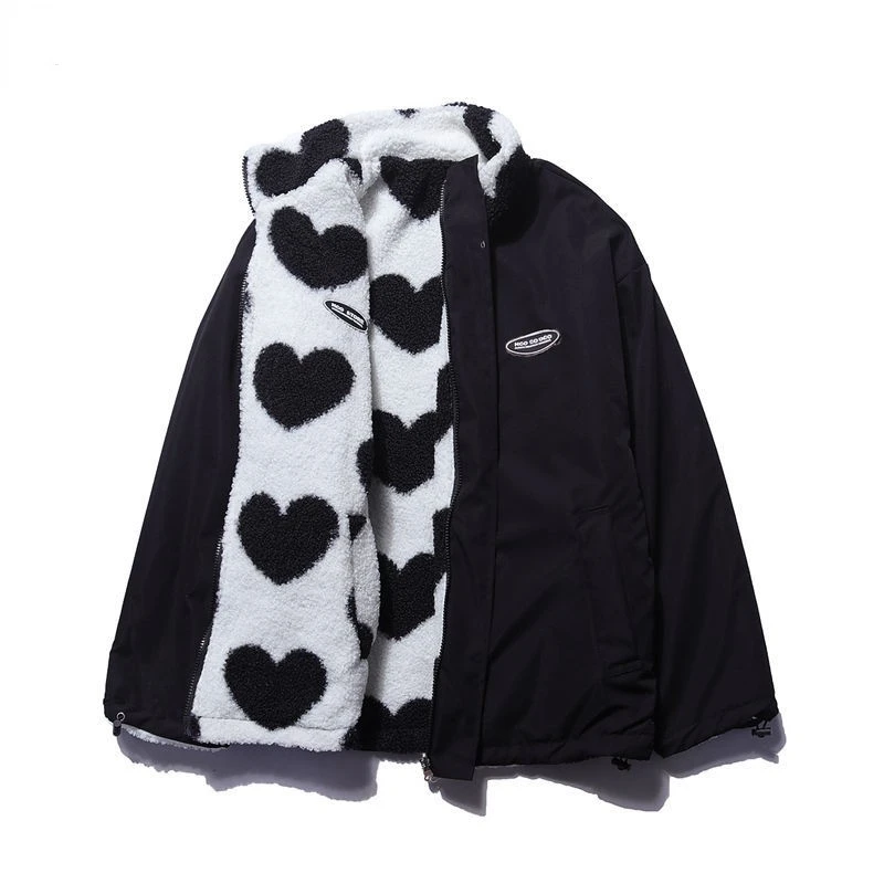 BacioDeluxe | Reversible Heart Jacket