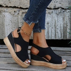 Ines | Entspannte Keil Sandalen