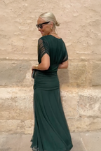 ANA | ELEGANTES MAXI-FALTENKLEID
