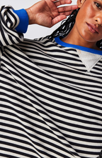 MANA | Gestreifter Oversized Sweater