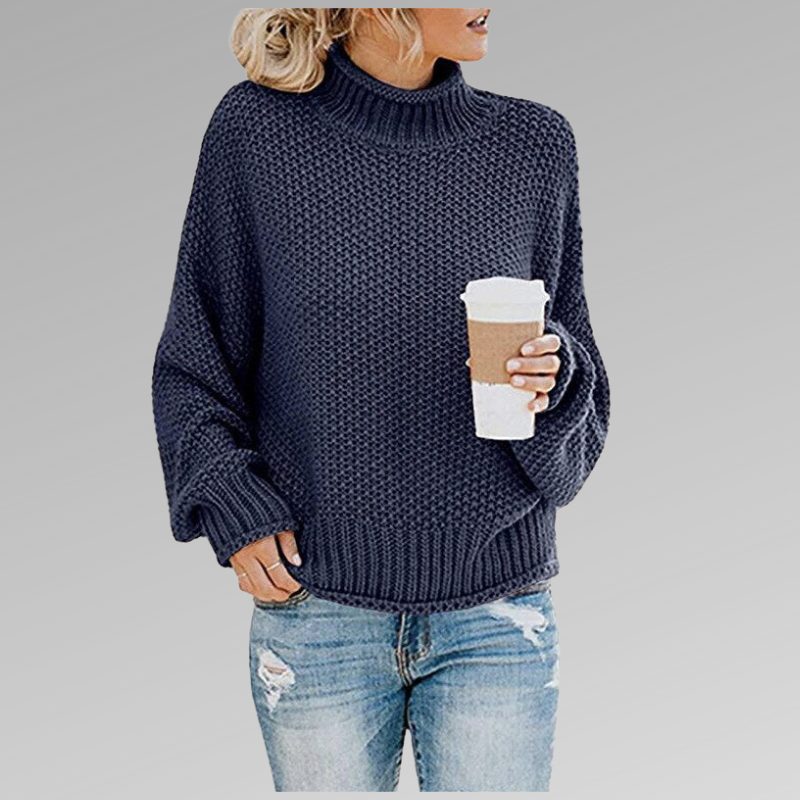 Emily | Pullover mit hohem Kragen