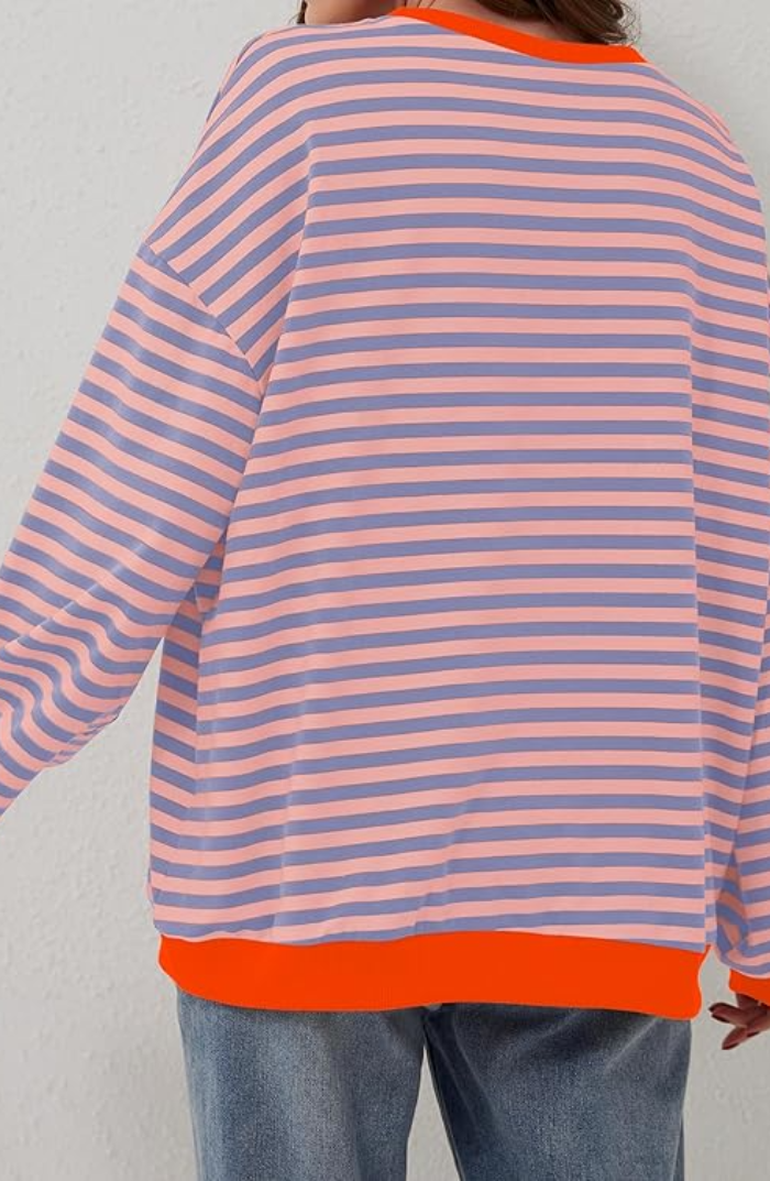 MANA | Gestreifter Oversized Sweater