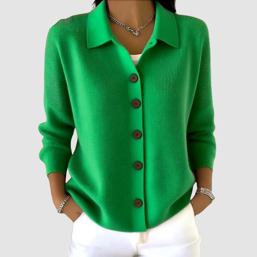 Riah™ Knopf-Oben Strick-Cardigan