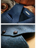 Jeremy | Wollgemischte Denim-Weste