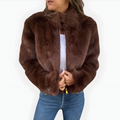 Aileen | Pelz-Winterjacke mit Stehkragen