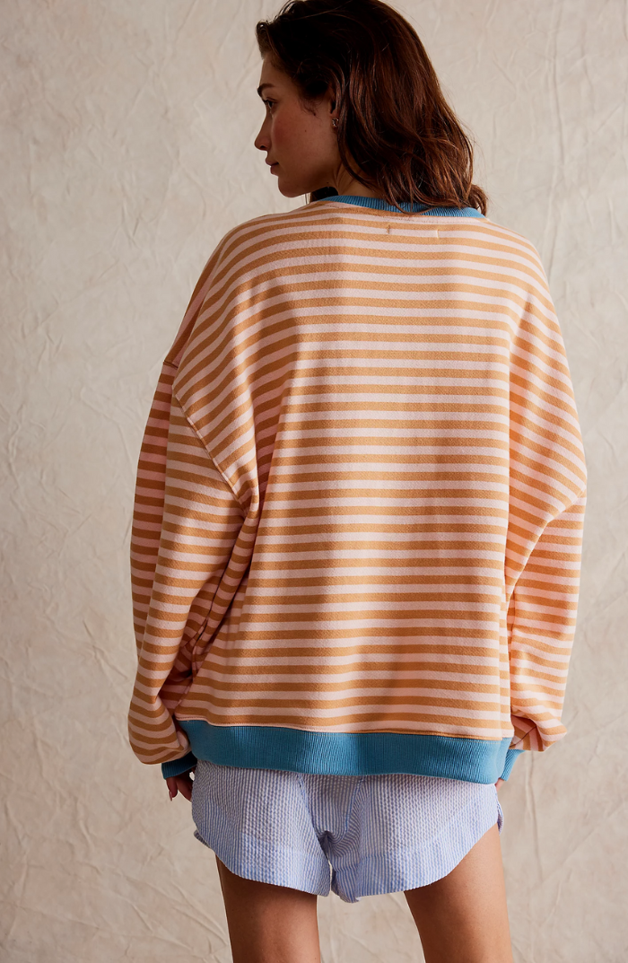MANA | Gestreifter Oversized Sweater