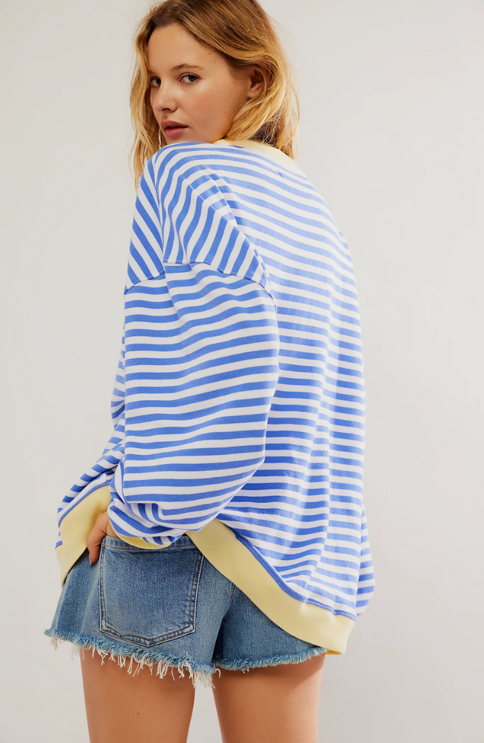 MANA | Gestreifter Oversized Sweater
