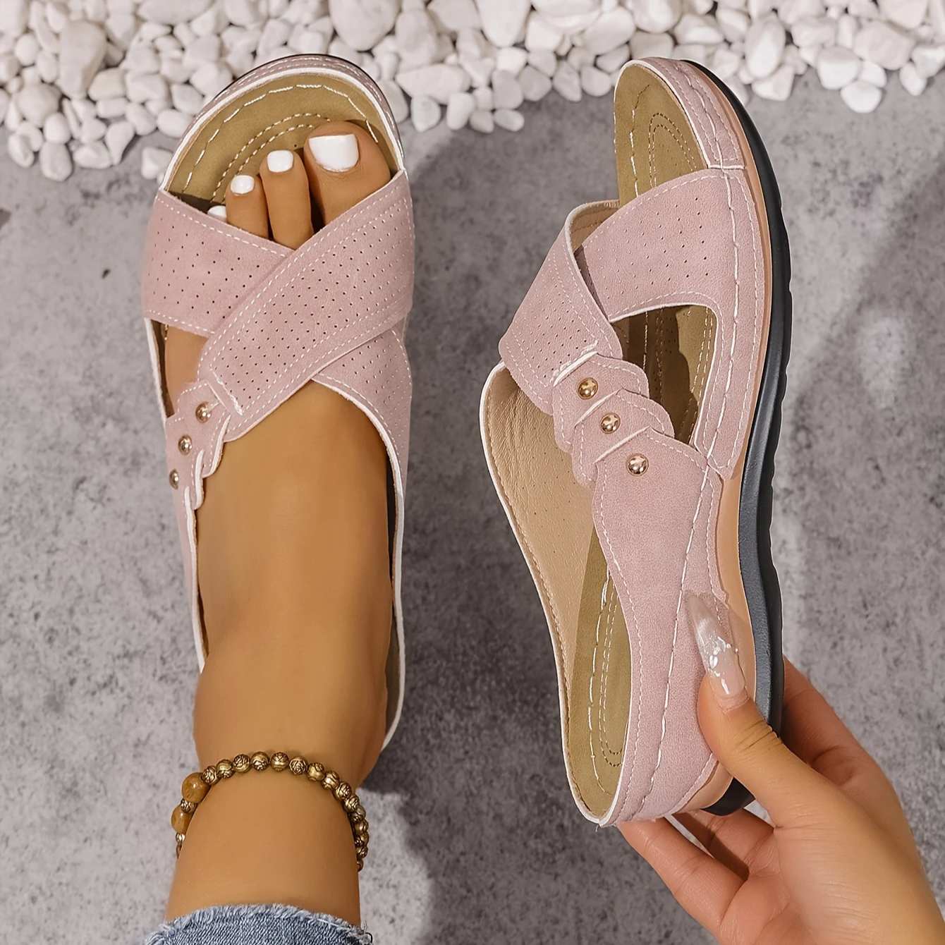 Pascalle | Orthopädische Keil-Sandalen