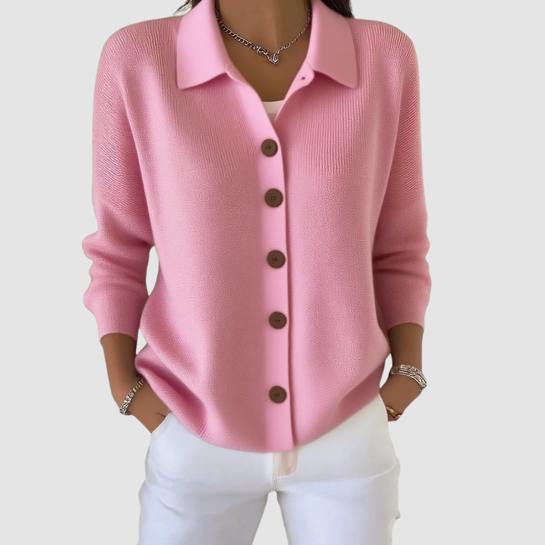Riah™ Knopf-Oben Strick-Cardigan