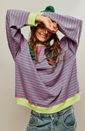 MANA | Gestreifter Oversized Sweater