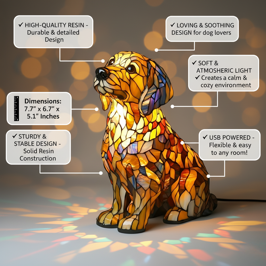 Lily het Spirituele Gouden Retrievers beeldje