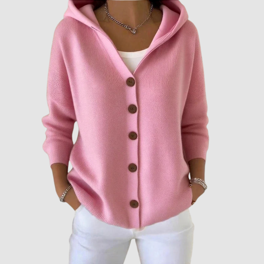 Emelie™ Premium Kapuzenstrickjacke