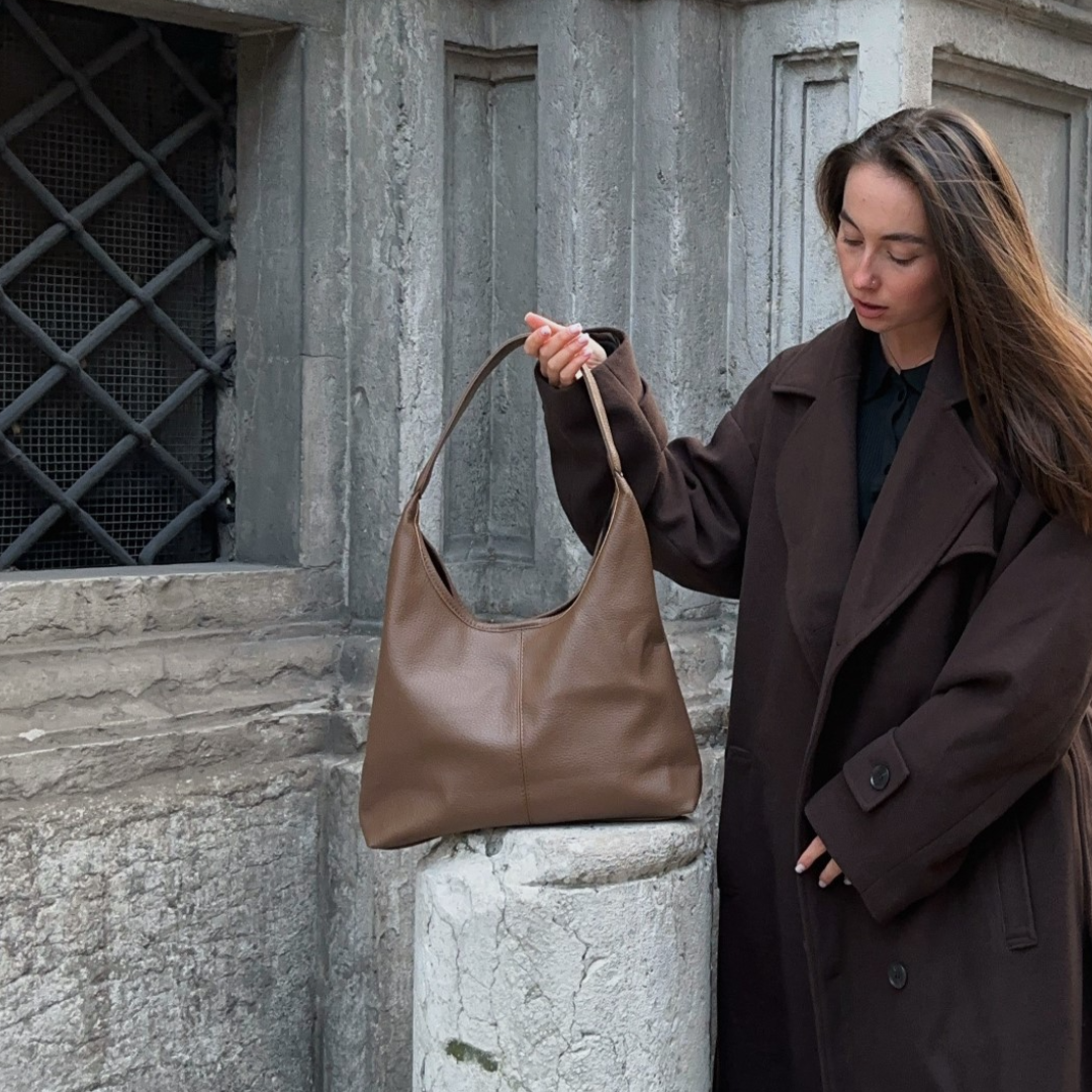 Mila | Hobo-Tasche aus veganem Leder