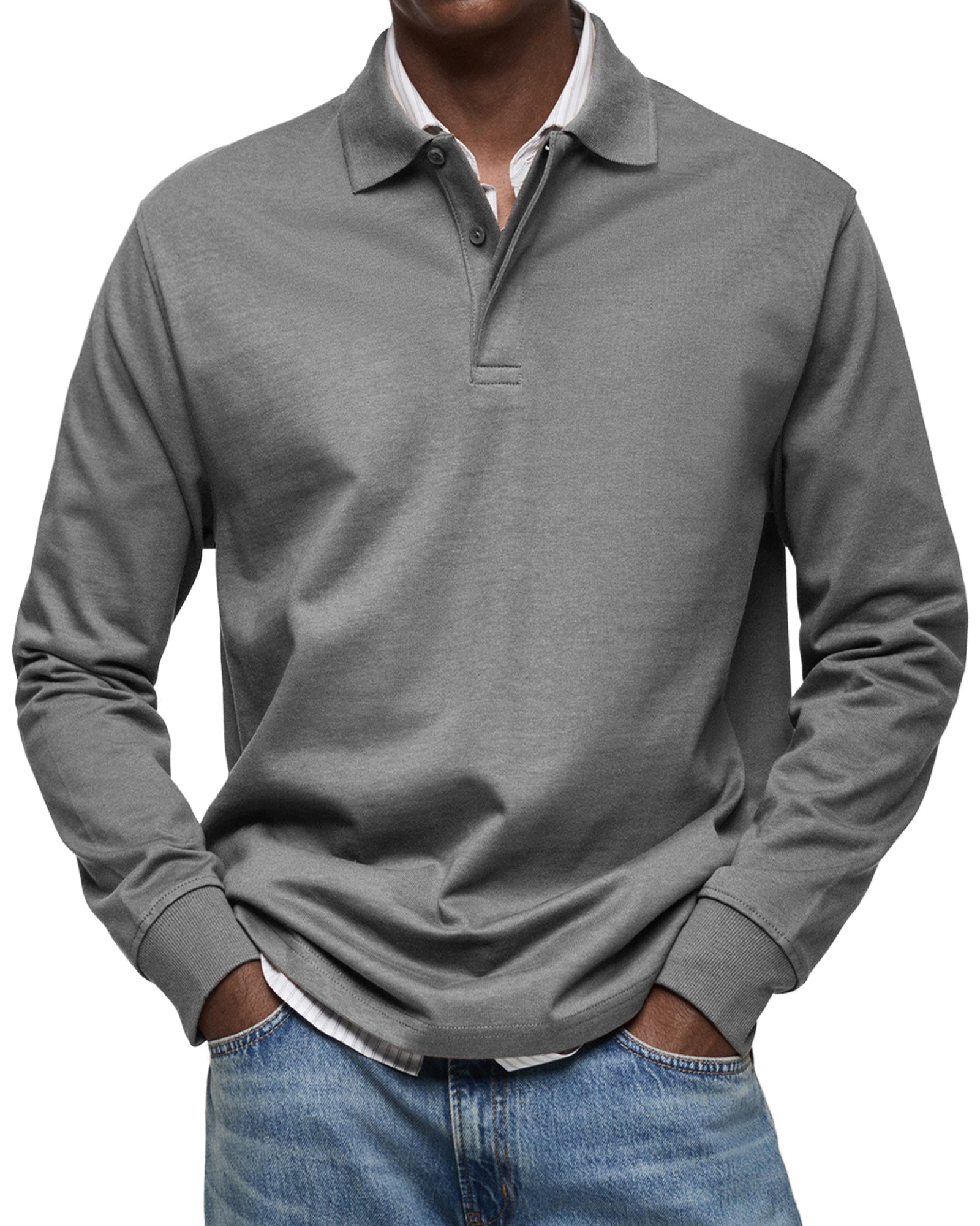 Hector | Langärmeliges Poloshirt
