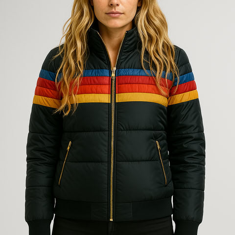Adelle | Steppjacke mit Futter und Kapuze