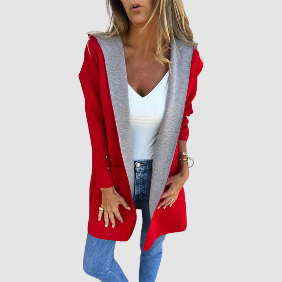 Mariela™ Farbblock Kapuzenjacke