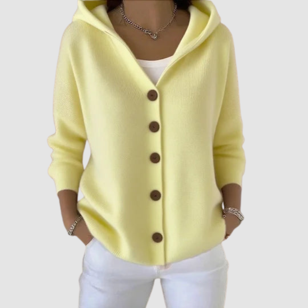 Emelie™ Premium Kapuzenstrickjacke