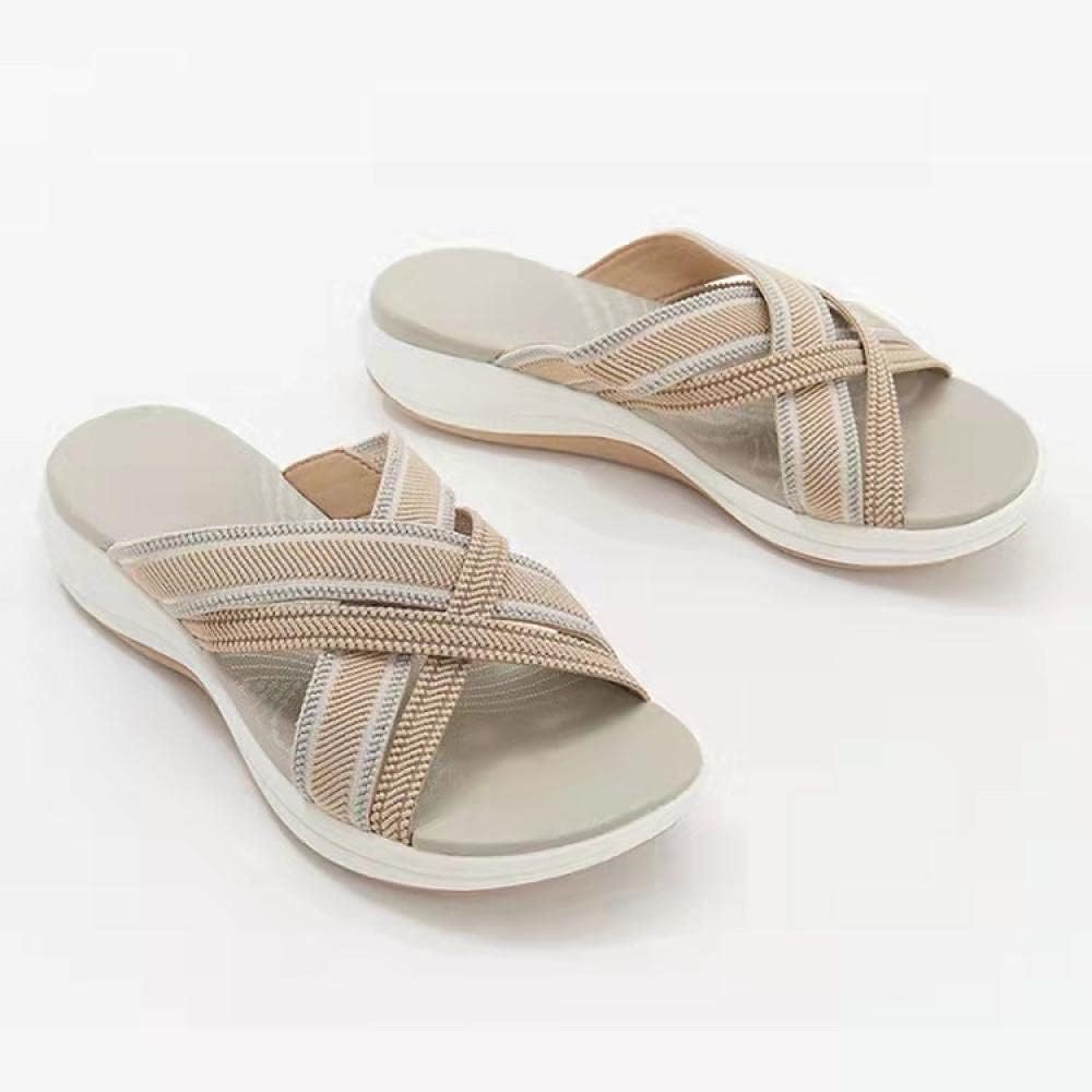 Aerynna™ | Orthopädische Komfort-Cross-Slide-Sandalen