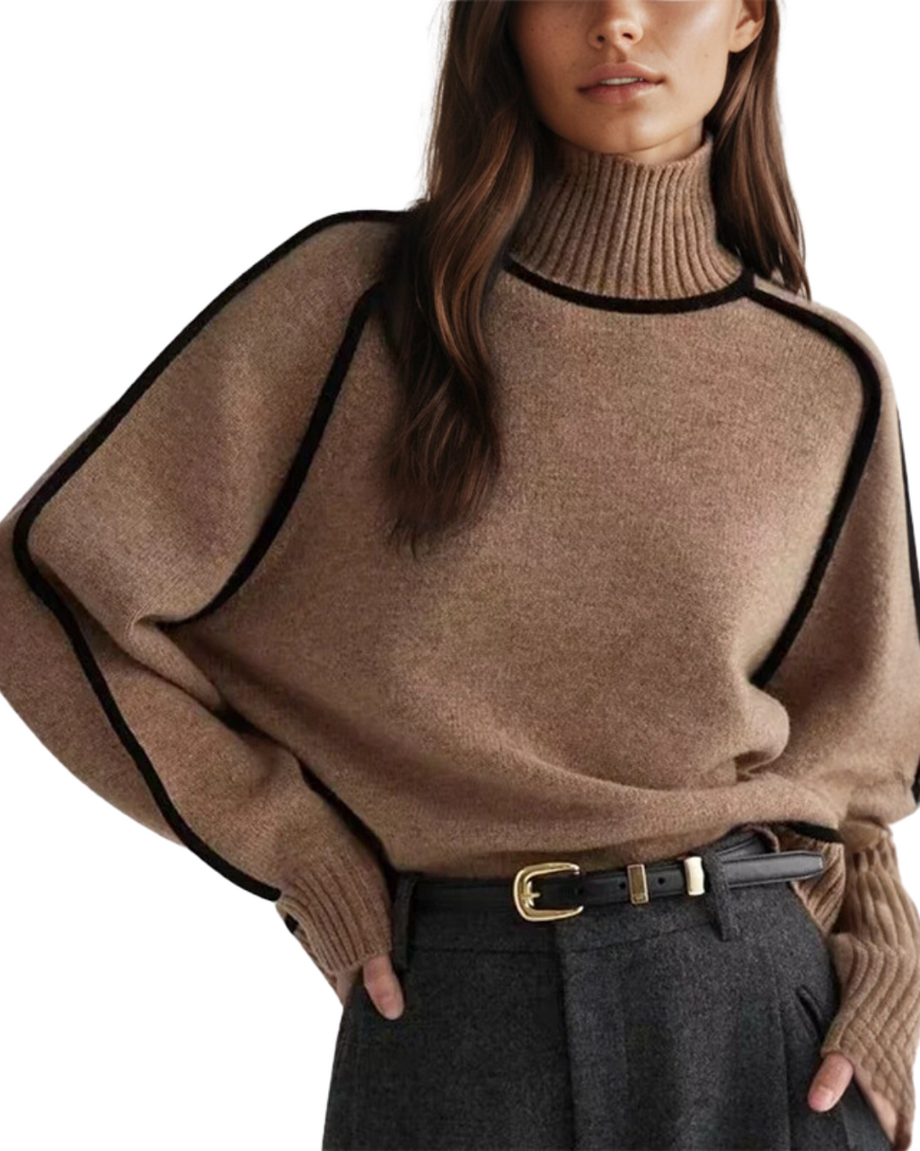Valerie | Polka Dot Collar Sweater