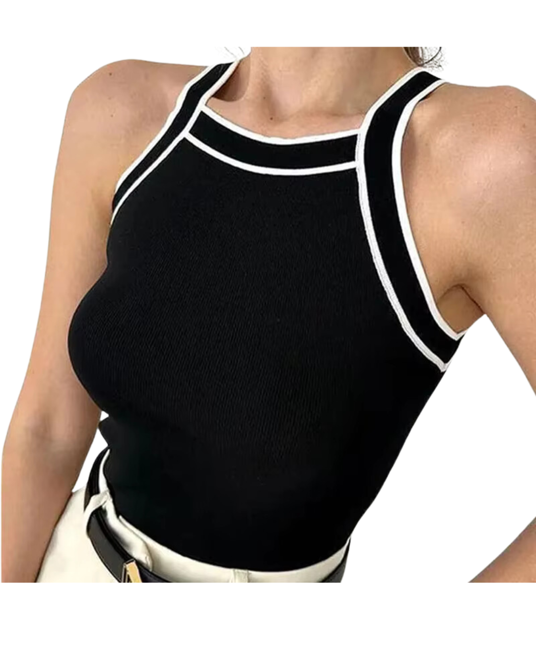 Odille | Black and White Blouse
