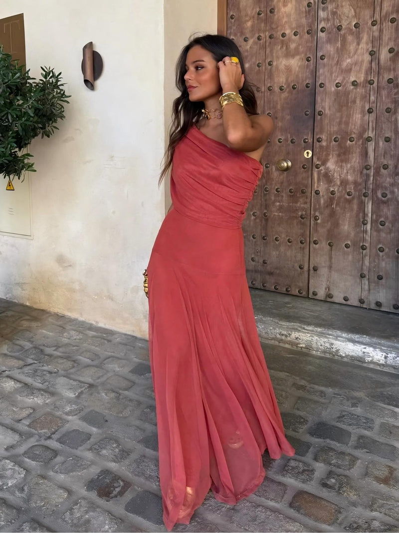 Camila | Elegantes Maxikleid aus Mesh