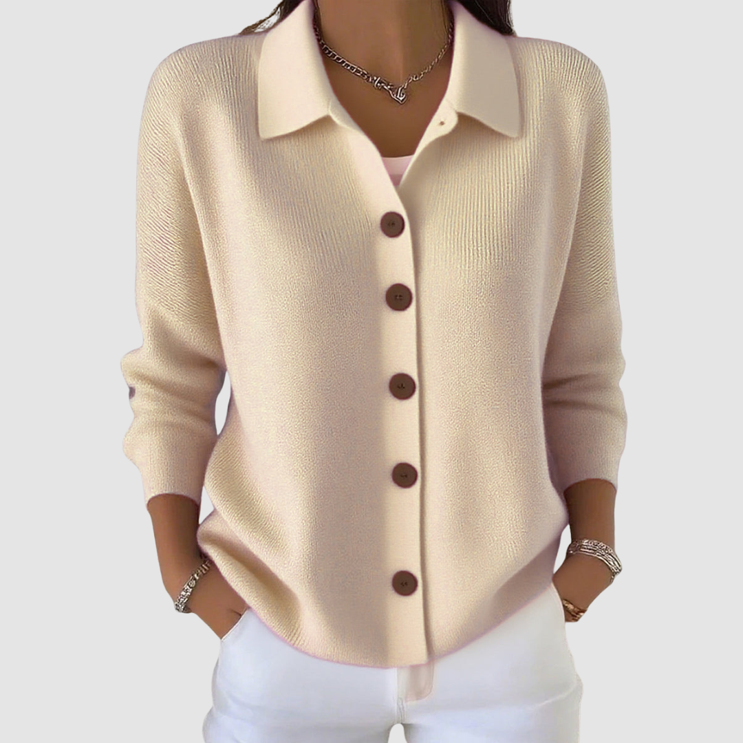 Riah™ Knopf-Oben Strick-Cardigan