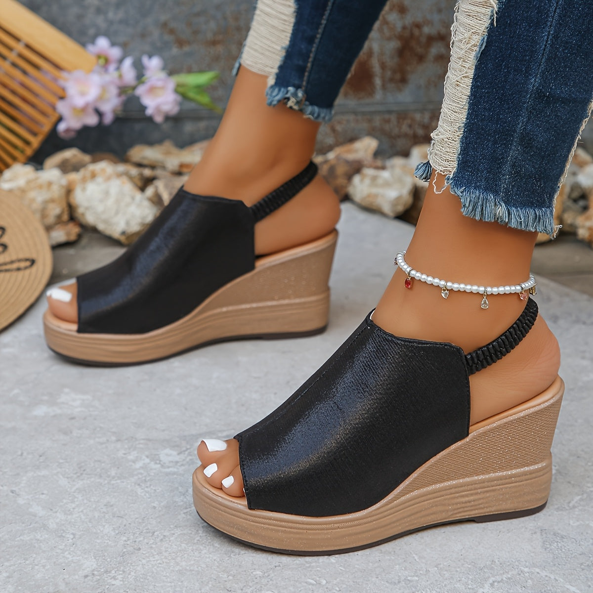 Aurora | Orthopädische Keilsandalen