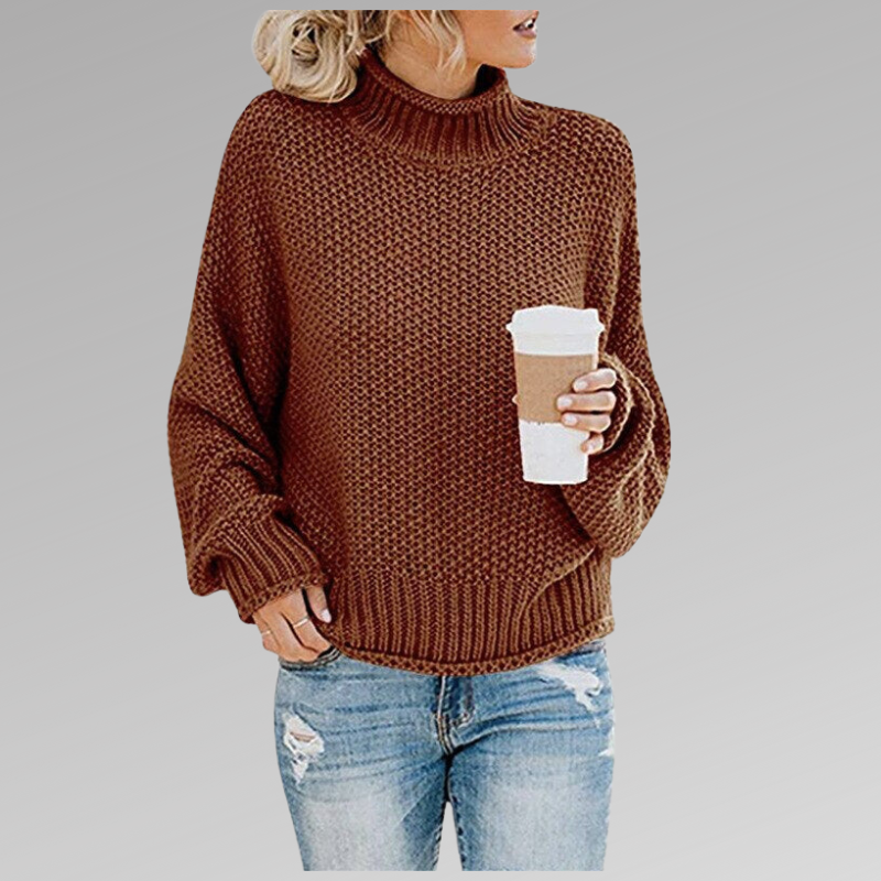 Emily | Pullover mit hohem Kragen