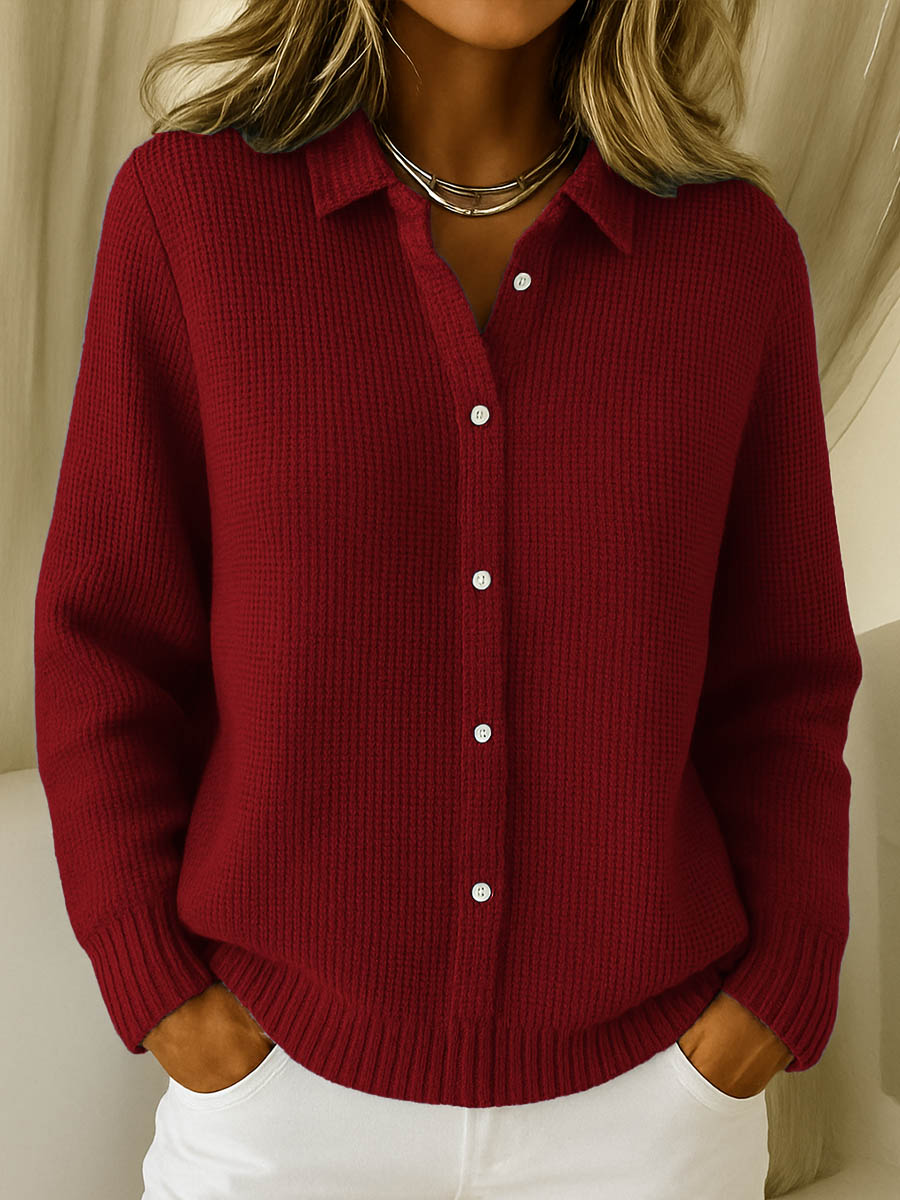 Lucy | Klassische Strickjacke
