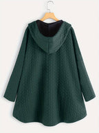 Ivana | Oversized-Mantel mit Kapuze