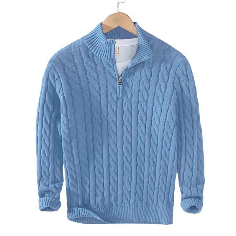 Larry | Strickpullover mit Reißverschluss