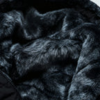 Marian | Slim-Fit Wintermantel mit Fellkapuze