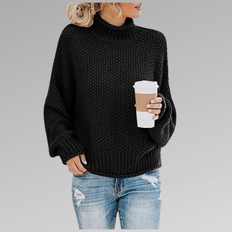 Emily | Pullover mit hohem Kragen