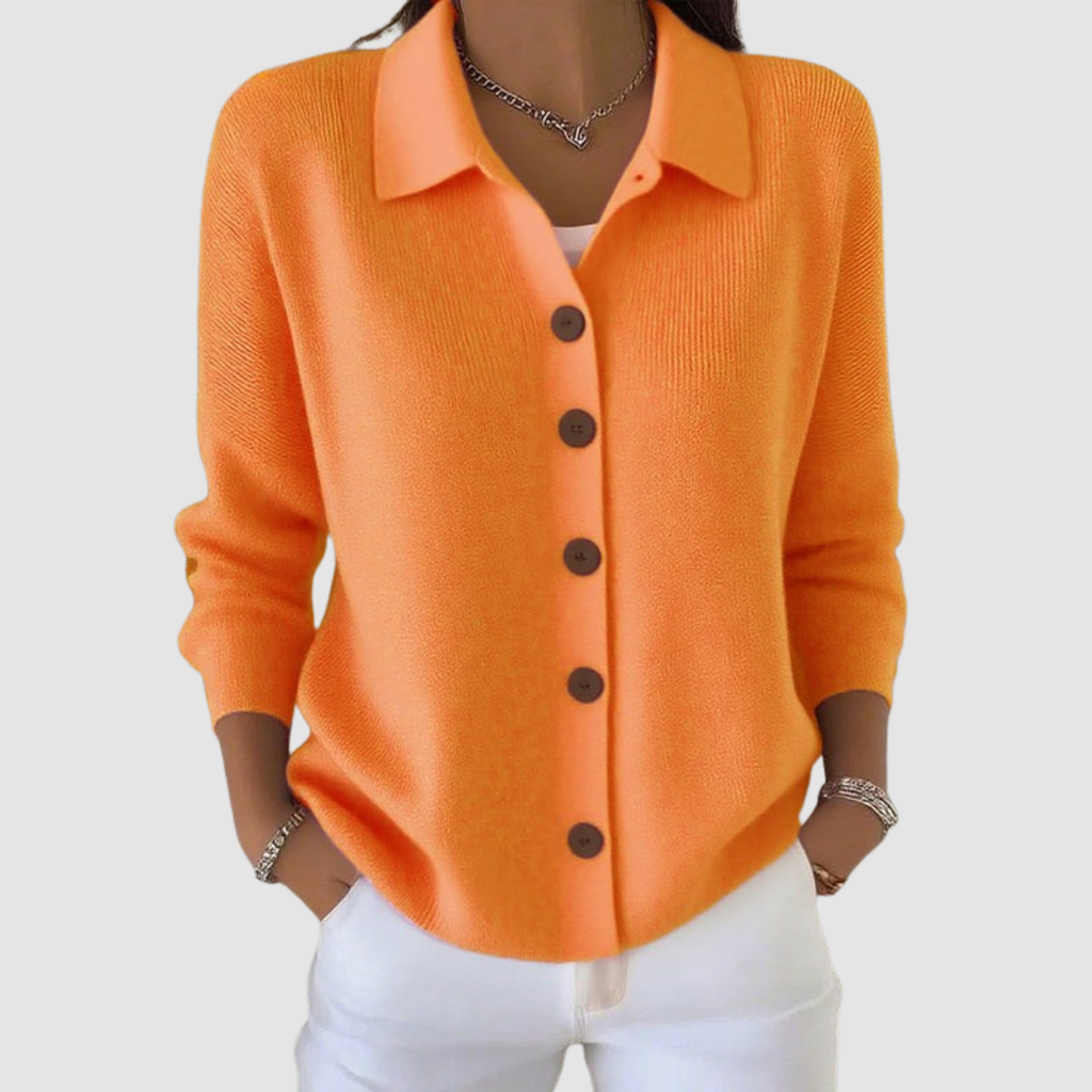 Riah™ Knopf-Oben Strick-Cardigan