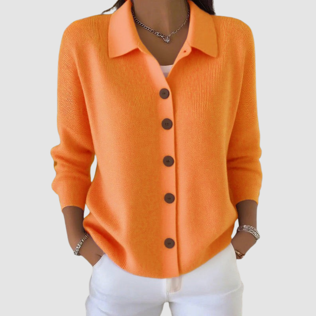 Riah™ Knopf-Oben Strick-Cardigan