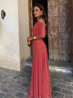 Camila | Elegantes Maxikleid aus Mesh
