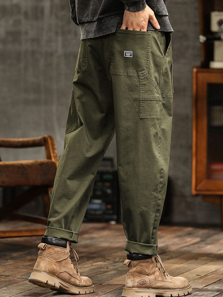 Vintage | Lässige Herren-Utility-Hose