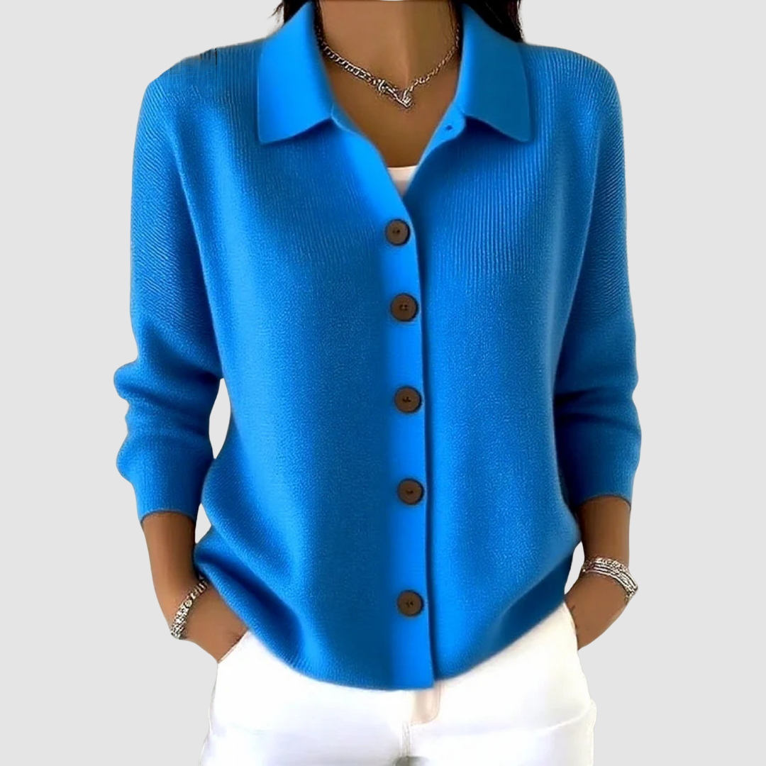 Riah™ Knopf-Oben Strick-Cardigan