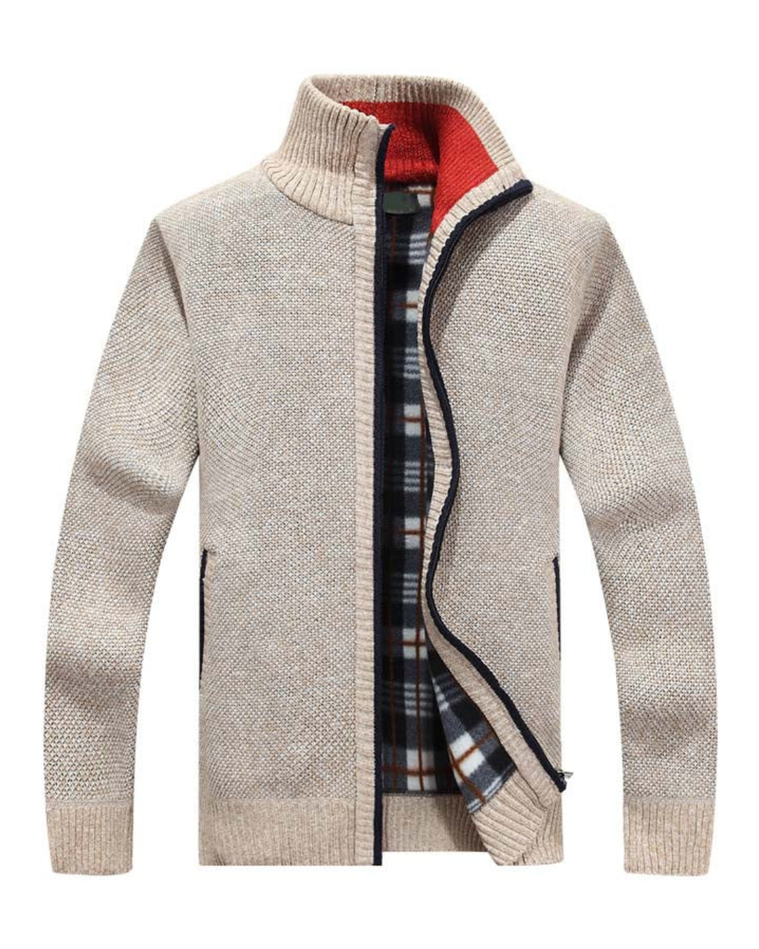 Kurt | Herren Strickjacke mit Reißverschluss